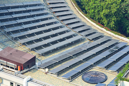 solar panel aerial
